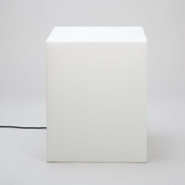 LED Außenleuchte mit Stecker Kabel B:43cm H:53cm 6500 K IP65