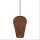 Boho Hängelampe Korb Schirm Natur Ø 31 cm E27 wohnlich