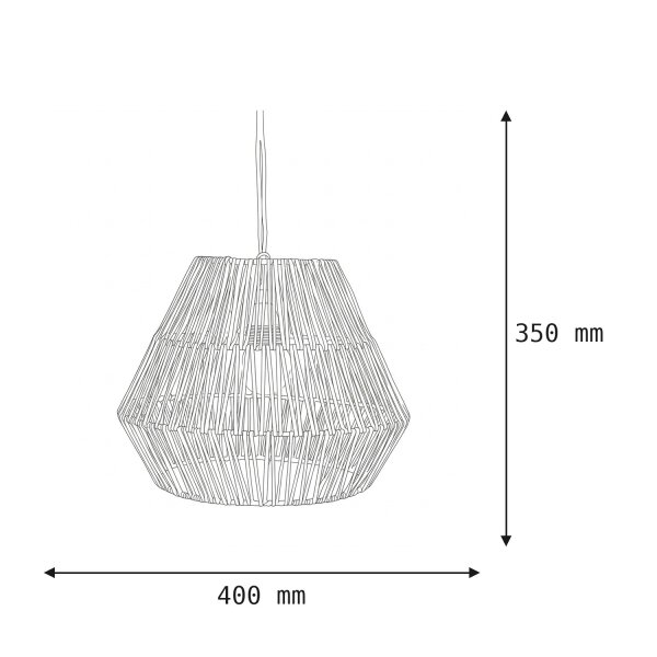Hängeleuchte Boho LED Modul Akku Dimmer Fernbedienung IP54 außen