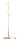 Kleine Stehleuchte Messing Glas 151 cm hoch G9 blendarm
