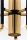 XXL Deckenleuchte Metall Glas Schwarz Gold 83 cm 4-flmg