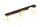 L&auml;ngliche Deckenleuchte Messing Glas G9 68 cm blendarm