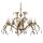 Kronleuchter CANDELA 10 Bronze 8xE14 k&uuml;rzbar Lampe