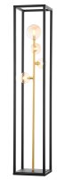Kleine Stehlampe Metall Glas 150 cm G9 4-flammig Modern