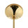 Deckenleuchte Jugendstil Messing Glas in Gold 6-flammig