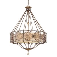 Pendelleuchte SAMEA in Bronze &Oslash;82cm Esstisch Lampe