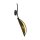 Wandlampe Stoff Metall H: 51 cm drehbar in Schwarz Gold E14