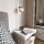 Wandlampe Stoff Metall Ø 20 cm rund Schwarz Beige E27 THAIS