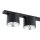 Deckenlampe Metall 70 cm lang Schwarz 3-flammig GU10 AR111