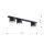 Deckenlampe Metall 70 cm lang Schwarz 3-flammig GU10 AR111