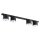Deckenlampe Schwarz 90 cm lang 4-flammig GU10 AR111 Metall