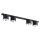 Deckenlampe Schwarz 90 cm lang 4-flammig GU10 AR111 Metall