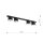 Deckenlampe Schwarz 90 cm lang 4-flammig GU10 AR111 Metall