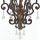 Kronleuchter GOTICA 4 Bronze 6-flmg Rustikal Lampe