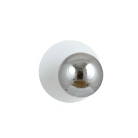 Wandlampe Weiß Grau Ø 20 cm rund Kugel...