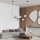 Pendelleuchte Rauchglas Metall B: 80 cm H: max. 1 m 5x E14