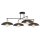 Deckenlampe groß 100 cm lang in Schwarz Gold 4x E27 Metall