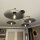 Deckenlampe groß 100 cm lang in Schwarz Gold 4x E27 Metall