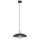 Hängeleuchte Metall Ø 30 cm H: max. 100 cm Schwarz Gold E27