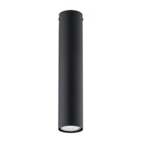Deckenleuchte Schwarz Ø 6 cm H: 30 cm Metall GU10...