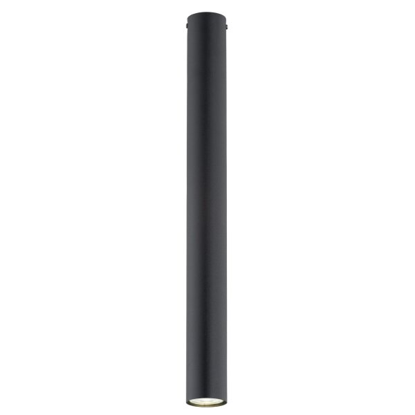 Deckenleuchte Schwarz B: 6 cm 60 cm hoch Metall GU10 Aufputz