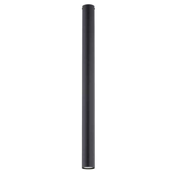Aufputz Deckenlampe Metall XXL H: 80 cm D: 6 cm GU10 Schwarz