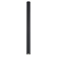 Aufputz Deckenlampe Metall XXL H: 80 cm D: 6 cm GU10 Schwarz