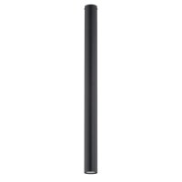 Aufputz Deckenlampe Metall XXL H: 80 cm D: 6 cm GU10 Schwarz