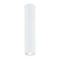 Spot Metall rund D: 6 cm H: 30 cm Aufputz Weiß GU10...