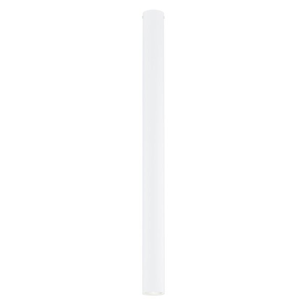 Deckenspot Metall XXL 80 cm hoch B: 6 cm Aufputz Weiß GU10