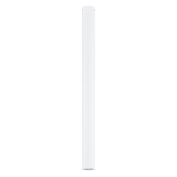 Deckenspot Metall XXL 80 cm hoch B: 6 cm Aufputz Weiß GU10