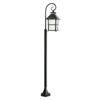 Rustikale Wegeleuchte Schwarz 146 cm IP43 E27