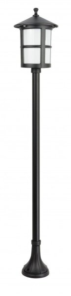 Rustikale Außenlampe KINGFISHER Aluminium Schwarz