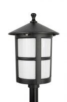 Rustikale Außenlampe KINGFISHER Aluminium Schwarz