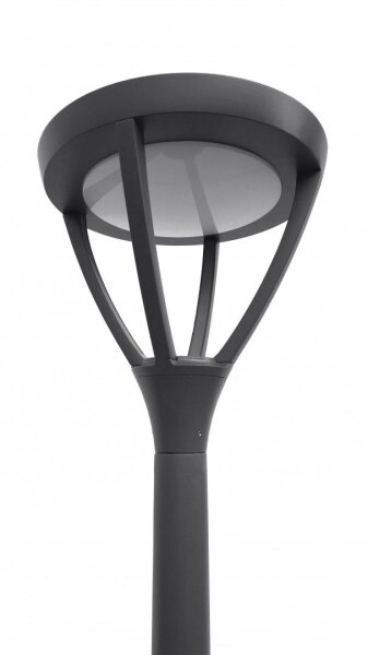 LED Wegeleuchte Anthrazit 3,2 m hoch rund IP65
