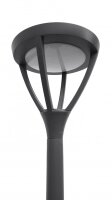 LED Wegeleuchte Anthrazit 3,2 m hoch rund IP65