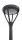 LED Wegeleuchte Anthrazit 3,2 m hoch rund IP65