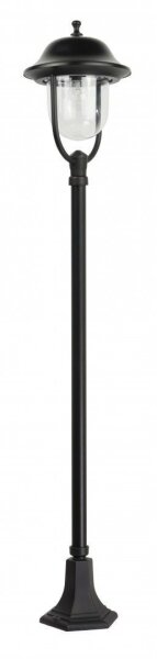 Wegeleuchte 167cm Rustikal E27 IP43 Schwarz