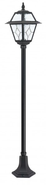 Rustikale Wegeleuchte 160cm IP43 Aluminium Glas