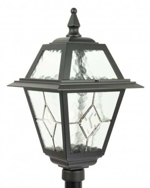 Rustikale Wegeleuchte 160cm IP43 Aluminium Glas