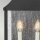 Außenleuchte Wand Vintage H: 44 cm IP44 Schwarz antik 2x E14