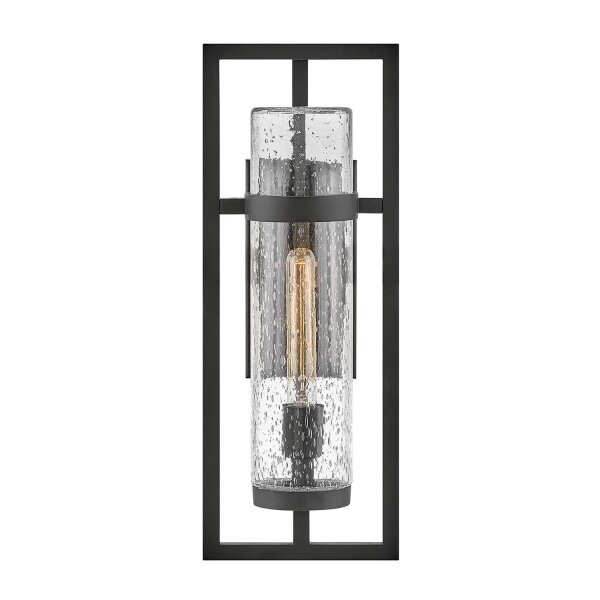Außenleuchte Wand IP44 H: 51 cm E27 Schwarz Vintage