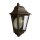Wandlampe außen Rustikal E27 IP44 Aluminium in Bronze GRACIE