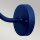 Außenlampe Blau Edelstahl Glas E27 IP44 Wand KARISE