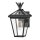 Außenwandlampe Schwarz Glas Aluminium IP44 E27 Vintage