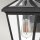 Außenwandlampe Schwarz Glas Aluminium IP44 E27 Vintage