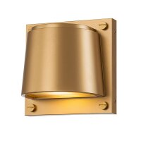 Außenleuchte IP44 in Messing Antik GU10 LED 3000 K...