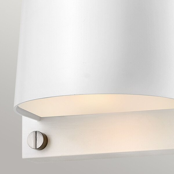 Außenleuchte Weiß mit LED GU10 3000 K IP44 Downlight