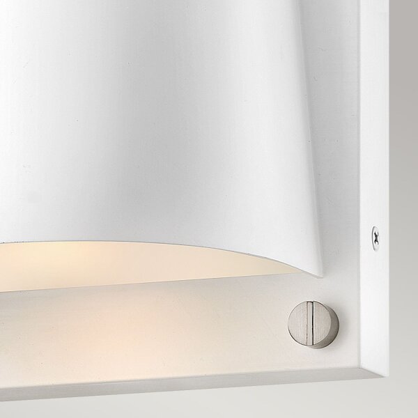 Außenleuchte Weiß mit LED GU10 3000 K IP44 Downlight