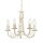 Kronleuchter GOTICA 5 Creme 5xE14 k&uuml;rzbar Lampe